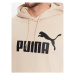 Puma Mikina Essentials Big Logo 586687 Béžová Regular Fit