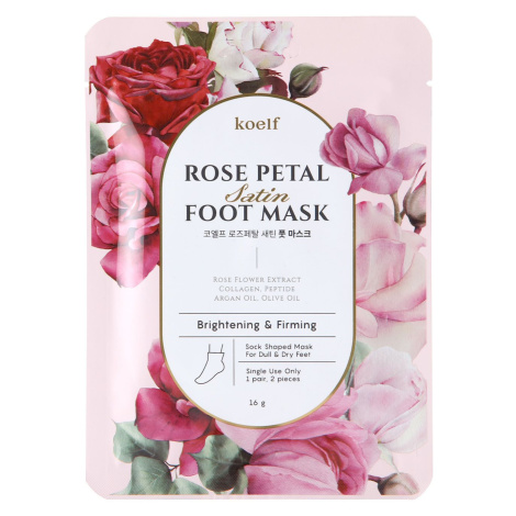 Petitfee & Koelf Rose Petal Satin Foot Mask 16 g / 2 pcs