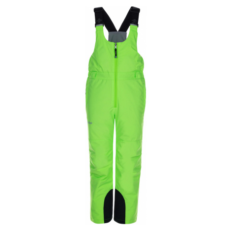 Kilpi CHARLIE-J Detské lyžiarske nohavice LJ0001KI Zelená
