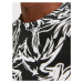 JACK & JONES Tričko 'Lafayette'  čierna melírovaná / prírodná biela