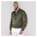 Bombera Alpha Industries MA-1 D-Tec Jacket Dark Green