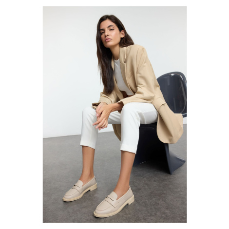 Trendyol Beige Plain Women's Loafer