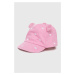 Detská čiapka Mayoral Newborn ružová farba, s nášivkou