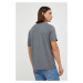 Bavlnené tričko Marc O'Polo šedá farba, melanžové