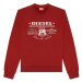 Mikina Diesel S-Ginn-L2 Sweat-Shirt Červená