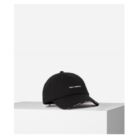 Šiltovka Karl Lagerfeld K/Essential Logo Cap Čierna