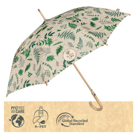 PERLETTI GREEN Dámsky automatický dáždnik BOTANICAL, 19111