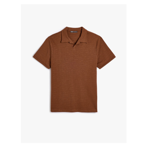 Koton Polo Neck T-Shirt Short Sleeve Cotton