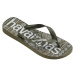 HAVAIANAS TOP LOGO MANIA FASHION Unisex žabky, khaki, veľkosť 43/44