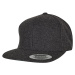 Melton Wool Snapback Dark Grey