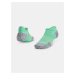 Svetlozelené športové ponožky Under Armour UA AD Run Cushion 1pk NS Tab