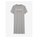Tommy Hilfiger sivé domáce šaty Night Dress s logom
