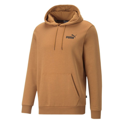 Puma mikina Ess Small Logo Hoodie beige