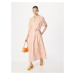 Brava Fabrics Košeľové šaty 'Dizzy'  oranžová / ružová / biela