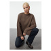 Trendyol Mink More Sustainable Basic Knitwear Sweater