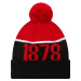 ČIERNO-ČERVENÁ ČIAPKA NEW ERA MANCHESTER UNITED POM BEANIE 60564619