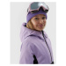 Dievčenská lyžiarska bunda 4F JUNIOR TECHNICAL JACKET-JAW23TTJAF292-52S-LIGHT VIOLET