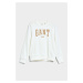 MIKINA GANT REL LOGO C-NECK SWEAT EGGSHELL