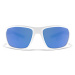 Slnečné okuliare Sailing 500 polarizačné plávajúce veľkosť S bielo-modré