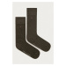 Ponožky Tommy Hilfiger 2-pak pánske, hnedá farba, 100001496