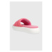 Šľapky Toms Alpargata Mallow Slide dámske, ružová farba, na platforme, 10019703