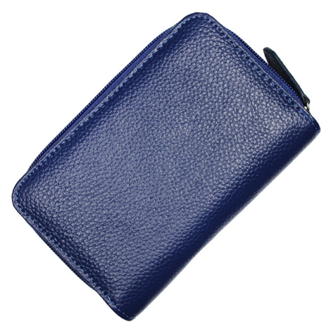 Modrá kožená peňaženka WB009 Blu