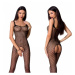 Passion BS071 black - Bodystocking Farba: Čierna