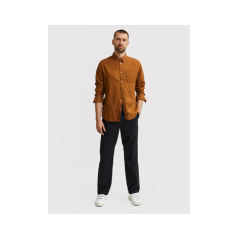 Selected Homme Chino nohavice Salford 16080159 Čierna Loose Fit