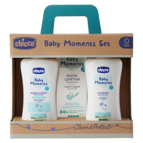 Chicco Baby Moments Clean & Protect darčeková sada