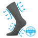 Ponožky LONKA Oregan grey 1 pár 116404