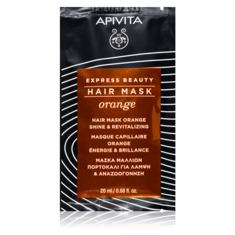 Apivita Express Beauty Hair mask Shine Orange revitalizačná maska na vlasy
