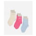 Ponožky 3-Pack Karl Lagerfeld K/Signature Mid Lngth Socks 3P Modrá