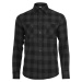 Plaid flannel shirt blk/cha