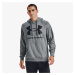 Under Armour Rival Fleece Big Logo Hoodie Gray