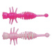 Berkley gumová nástraha powerbait power larvae pink white - 4 cm 12 ks