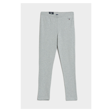 LEGÍNY GANT JERSEY LEGGINGS LIGHT GREY MELANGE