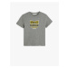 Koton T-Shirt Slogan Printed Short Sleeve Crew Neck