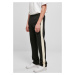 Black striped trousers