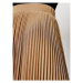 Marella Plisovaná sukňa Lepanto 37710311 Hnedá Regular Fit