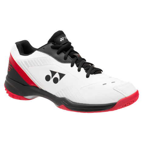 Pánska obuv na bedminton a indoorové športy pc 65 x bielo-červená Yonex