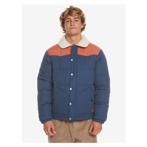 Quiksilver Vatovaná bunda The Puffer Jckt EQYJK03981 Tmavomodrá Regular Fit