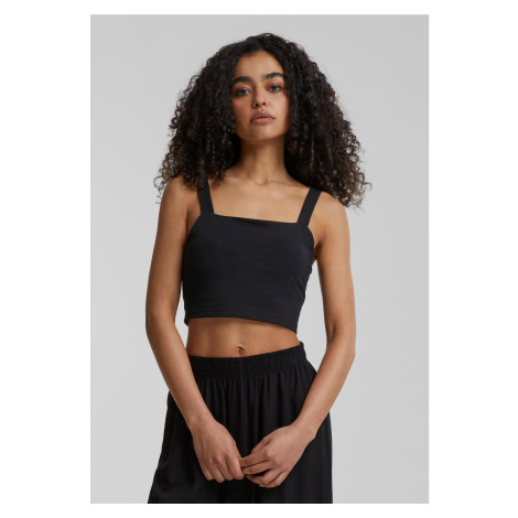 Women's Cropped Top Black Urban Classics