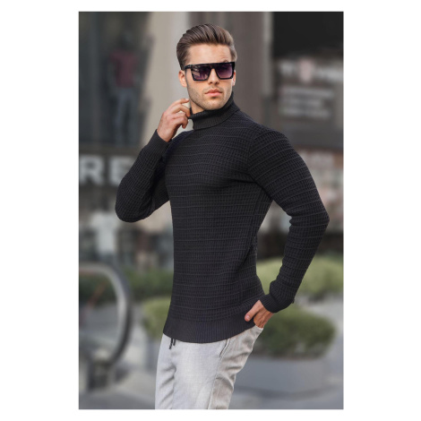 Madmext Black Turtleneck Knitwear Sweater 6832