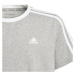 Adidas Essentials 3-Stripes Cotton Loose Fit Boyfriend Tee Jr IC3637 Tričko s prúžkami