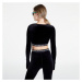 Versace Jeans Couture Velvet Stretch T-Shirt Black
