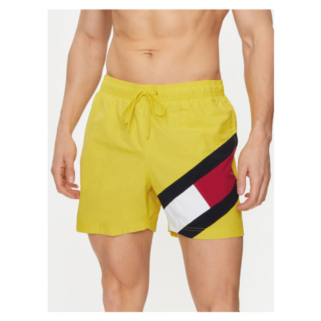 Tommy Hilfiger Plavecké šortky UM0UM02048 Žltá Slim Fit