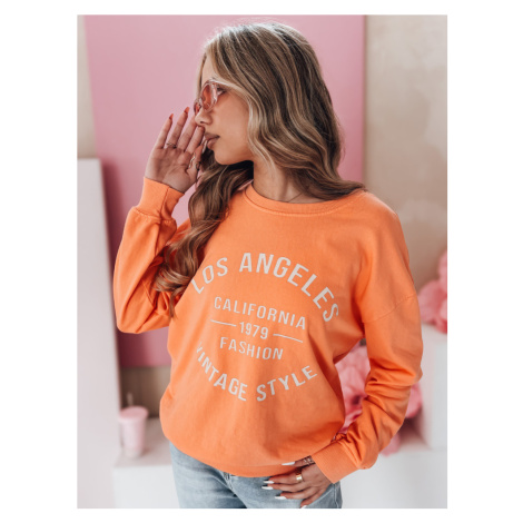 Bluza damska one size oversize KALISTYLE pomarańczowa Dstreet