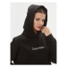 Calvin Klein Úpletové šaty Hero Logo Hoodie Dress K20K206897 Čierna Regular Fit