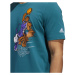 Pánske tričko Don Avatar Tee H62295 - NIKE petrolejová s vzorem