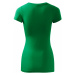 Malfini Glance Dámske tričko 141 stredne zelená